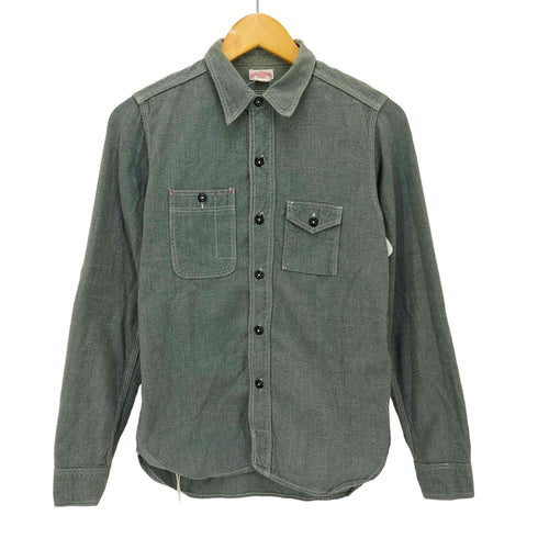 ザリアルマッコイズ THE REAL McCOYS THE DOUBLE DIAMOND TWIST CHAMBRAY SHIRT ガチャポケ ワーク シャツ メンズ 14