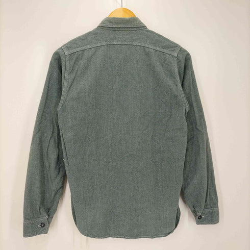 ザリアルマッコイズ THE REAL McCOYS THE DOUBLE DIAMOND TWIST CHAMBRAY SHIRT ガチャポケ ワーク シャツ メンズ 14