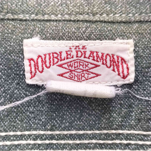 ザリアルマッコイズ THE REAL McCOYS THE DOUBLE DIAMOND TWIST CHAMBRAY SHIRT ガチャポケ ワーク シャツ メンズ 14