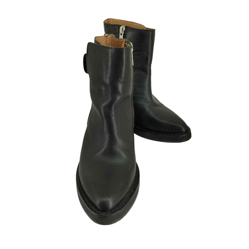 トップショップ TOPSHOP サイドジップ ショートブーツ レディース EUR:36