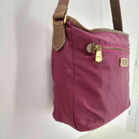 マッキントッシュフィロソフィー MACKINTOSH PHILOSOPHY レザーパイピングショルダーバッグ レディース