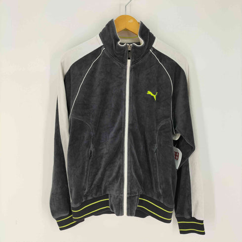 プーマ PUMA ベロアトラックジャケット&パンツセットアップ メンズ 上下:L