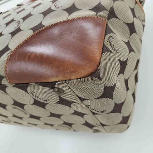 アナスイ ANNA SUI シグネチャー レザー切替キャンバストートバッグ レディース