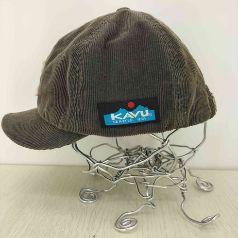 カブー KAVU ロゴ刺繍 コーデュロイ ベースボールキャップ メンズ FREE