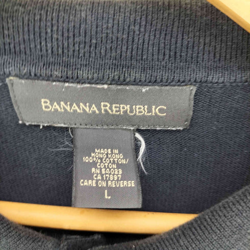 バナナリパブリック BANANA REPUBLIC 90-00S OLD L/S ポロシャツ メンズ import:L