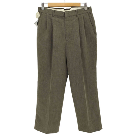 ハガークロージング HAGGAR 90-00s メキシコ製 ポリレーヨン 2タックスラックスパンツ メンズ 33×30