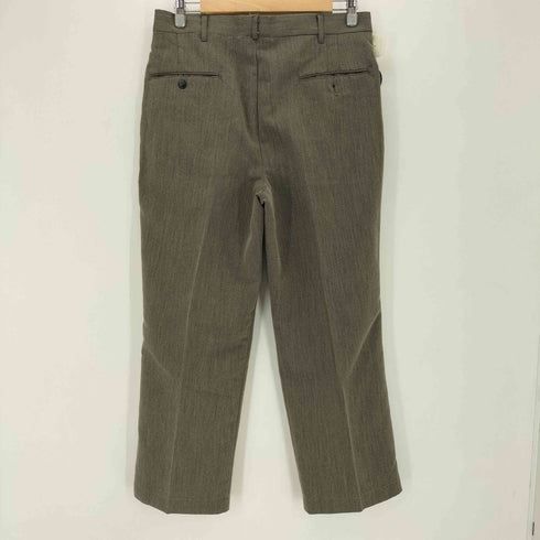 ハガークロージング HAGGAR 90-00s メキシコ製 ポリレーヨン 2タックスラックスパンツ メンズ 33×30