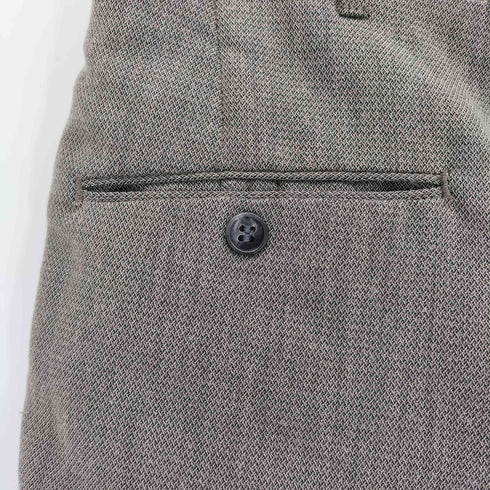 ハガークロージング HAGGAR 90-00s メキシコ製 ポリレーヨン 2タックスラックスパンツ メンズ 33×30