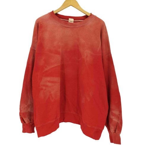 ヘインズ Hanes ULTIMATE COTTON ブリーチ加工 クルーネックスウェット メンズ JPN:XL