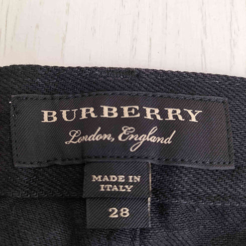 バーバリーロンドン BURBERRY LONDON サイドエッジレッドラインデニム レディース UK:28-29
