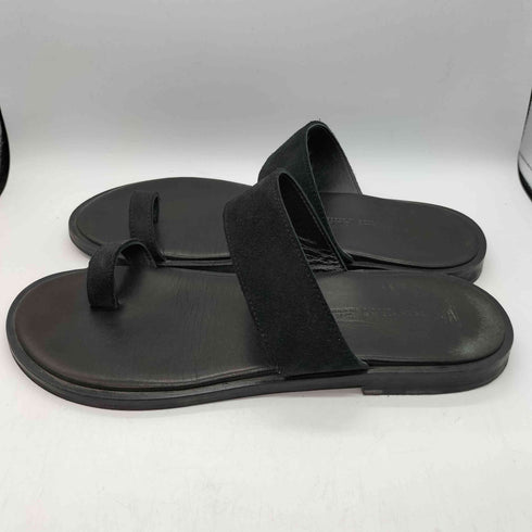 スティーブンアラン Steven Alan NICOLAS LAINAS 別注 STRP SANDALS スエード レザー サムリング ブラック サンダル メンズ 41