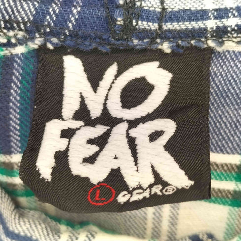 ノーフィアー NO FEAR 90s USA製 ハーフスナップボタンパーカー メンズ JPN:L