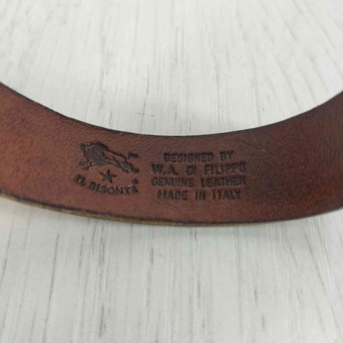 イルビゾンテ IL BISONTE レザーブレスレット メンズ