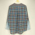 ノゾミイシグロ NOZOMI ISHIGURO 水玉 ストライプ チェック 異素材切替 リブ襟 L/S シャツ レディース ONE SIZE