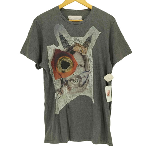 ノゾミイシグロ NOZOMI ISHIGURO コラージュプリント クルーネックTシャツ レディース ONE SIZE