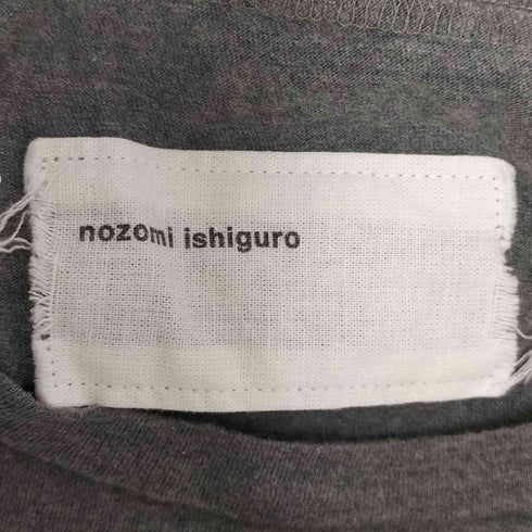 ノゾミイシグロ NOZOMI ISHIGURO コラージュプリント クルーネックTシャツ レディース ONE SIZE