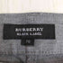バーバリーブラックレーベル BURBERRY BLACK LABEL バックロゴパッチ ジッパーフライ ストレートパンツ レディース JPN:67-70