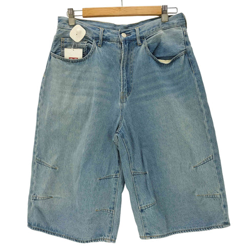 ビームス BEAMS 25SS 5 pocket quarter length wide denim 5ポケット クウォーター レングス ワイド デニム バギー ジョーツ メンズ M