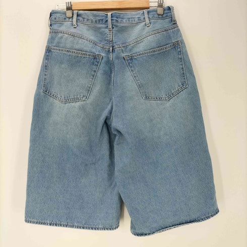 ビームス BEAMS 25SS 5 pocket quarter length wide denim 5ポケット クウォーター レングス ワイド デニム バギー ジョーツ メンズ M