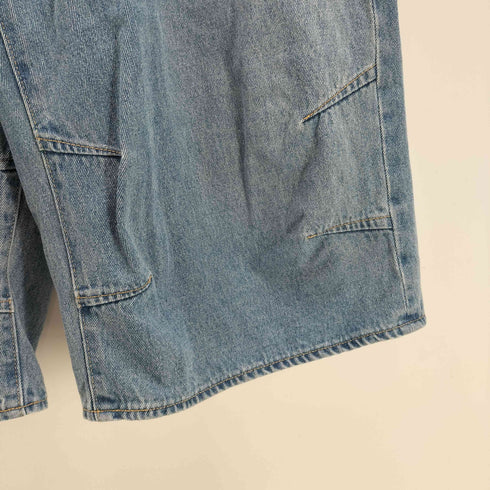ビームス BEAMS 25SS 5 pocket quarter length wide denim 5ポケット クウォーター レングス ワイド デニム バギー ジョーツ メンズ M