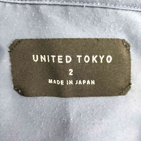 ユナイテッドトウキョウ UNITED TOKYO サテンオープンカラー S/S シャツ メンズ JPN:2
