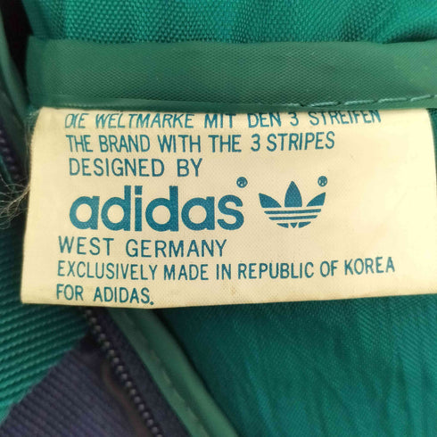 アディダス adidas 70-80S WEST GERMANY 2WAY トレフォイルロゴ スクエア ボストン バッグ メンズ