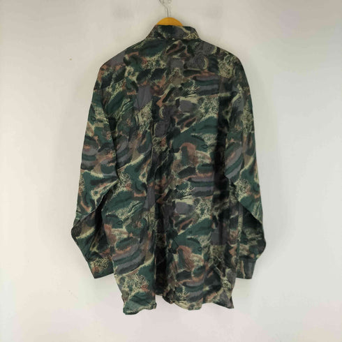 STONC シルク100% 総柄 L/S シャツ メンズ JPN:L