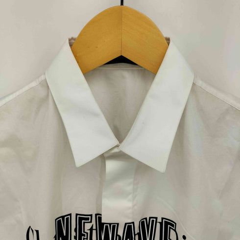 ディオールオム Dior HOMME 17aw クリス期 Newave Logo Print Short Sleeve Shirt メンズ FR:38