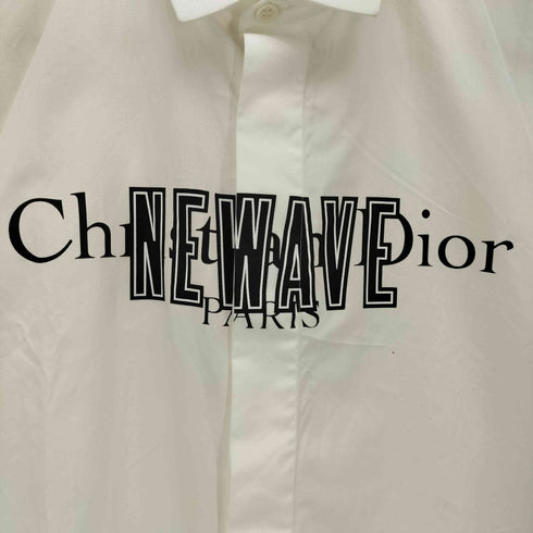 ディオールオム Dior HOMME 17aw クリス期 Newave Logo Print Short Sleeve Shirt メンズ FR:38
