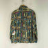 una tina シルク100% アンフォラモチーフ 総柄 L/S シャツ レディース