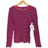 ポロラルフローレン POLO RALPH LAUREN 現行タグ スモールポニー刺繍 ボーダー クルーネック L/S Tシャツ Y2K レディース import:M