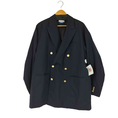 メゾンスペシャル MAISON SPECIAL CORDURA Wool Prime-Over Gold Button Double Blazer メンズ JPN:0