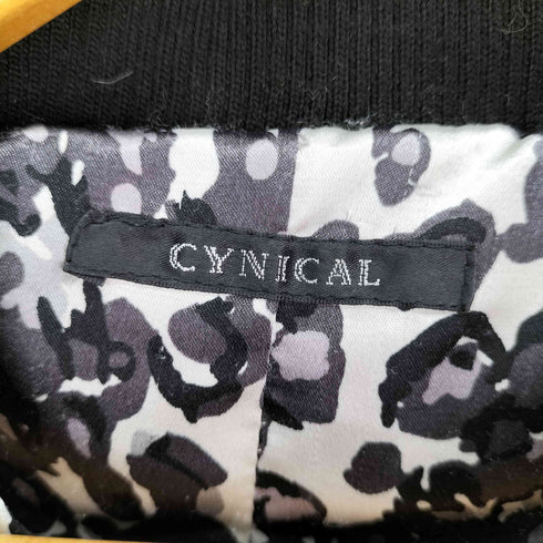 CYNICAL Y2K フェイクレザー ダウンジャケット レディース 02