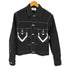 ベイシックス BASICKS 22ss Hear Painting Denim Jacket ハートペイント デニムジャケット レディース W