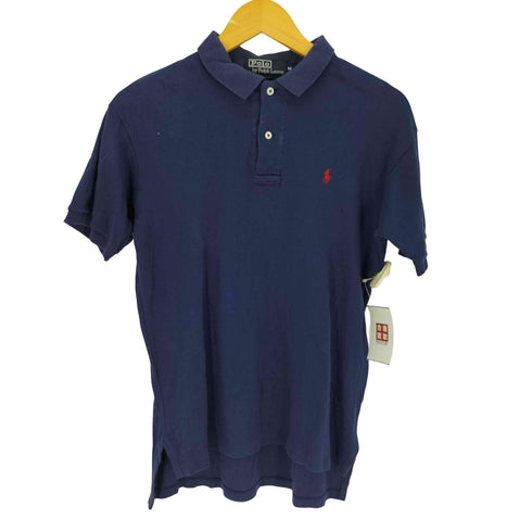 ポロバイラルフローレン Polo by RALPH LAUREN USA製 コットンポロシャツ メンズ import:M