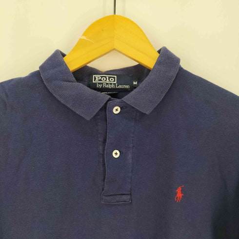 ポロバイラルフローレン Polo by RALPH LAUREN USA製 コットンポロシャツ メンズ import:M