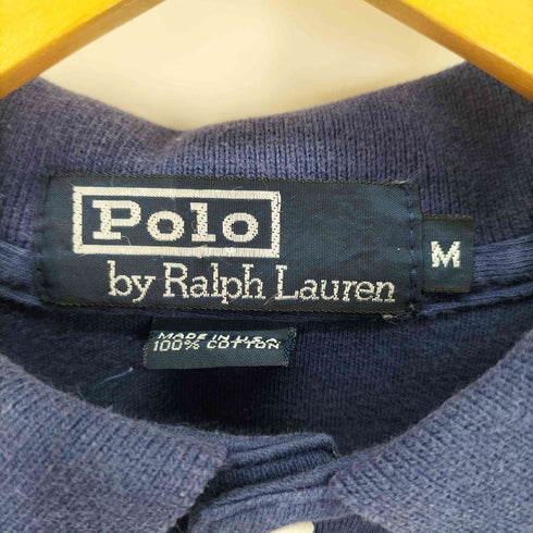 ポロバイラルフローレン Polo by RALPH LAUREN USA製 コットンポロシャツ メンズ import:M