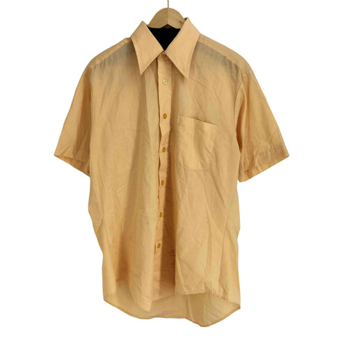 シアーズ Sears 70S DURALON混 65 PERMA-PREST S/S シャツ メンズ JPN:XL