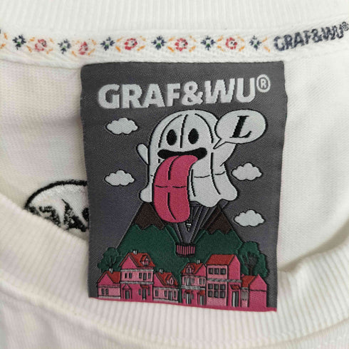 graf&wu プリントデザイン S/S Tシャツ メンズ import:L