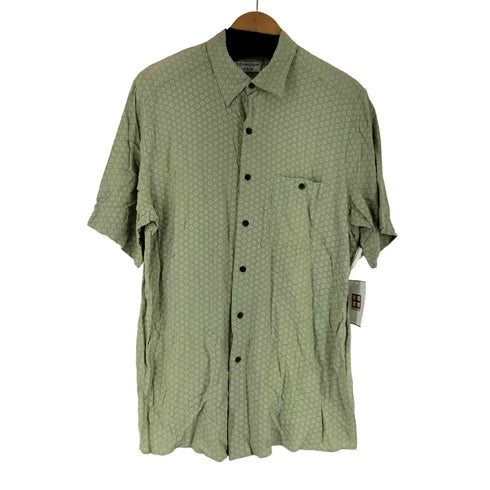 コヴィントン Covington レーヨン 総柄 S/S シャツ メンズ import:L