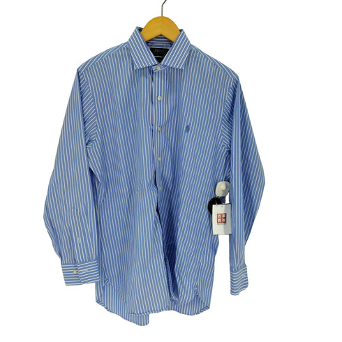 ポロラルフローレン POLO RALPH LAUREN slim fit easy care ストライプ コットン ドレスシャツ メンズ 16 31/33