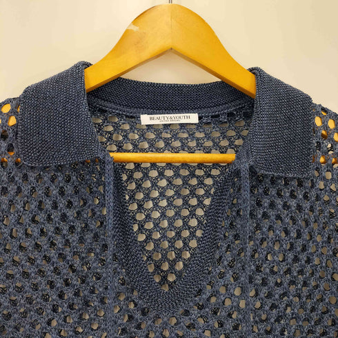 ビューティーアンドユースユナイテッドアローズ BEAUTY & YOUTH UNITED ARROWS ポリエステルメッシュニットプルオーバー レディース
