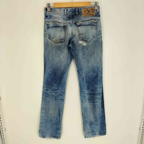 ディーゼル DIESEL ダメージ ジップフライ デニムパンツ Y2K レディース W26L32