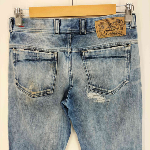 ディーゼル DIESEL ダメージ ジップフライ デニムパンツ Y2K レディース W26L32