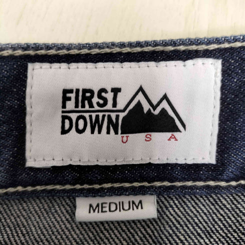 ファーストダウン FIRST DOWN BAGGY FITJEAN COTTON 12.7oz インディゴ メンズ M
