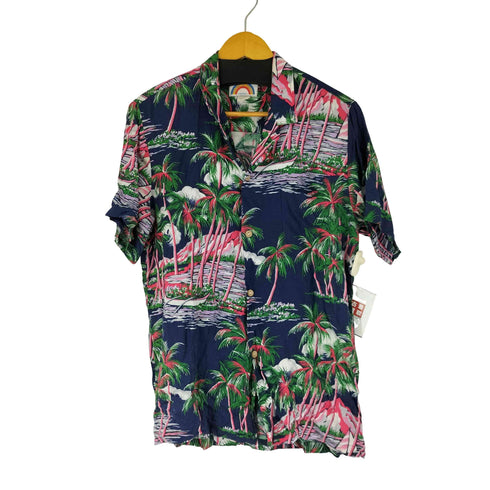 パラダイスファウンド PARADISE FOUND レーヨン 開襟 アロハシャツ メンズ