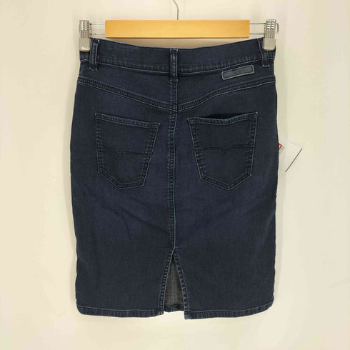 ディーゼル DIESEL ジップフライ ショート デニム スカート レディース 25