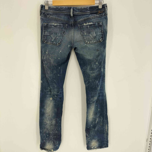 ディーゼル DIESEL ジップフライ ダメージ デニムパンツ Y2K レディース W27L32
