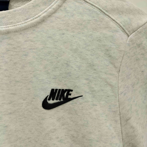 ナイキ NIKE ロゴ スウォッシュ 刺繍 スウェット トレーナー 霜降り ポケット ポケ付き メンズ JPN:M