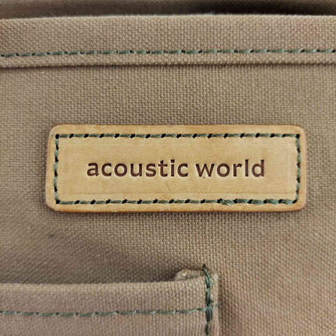 acoustic world 2WAY トート ショルダーバッグ レディース